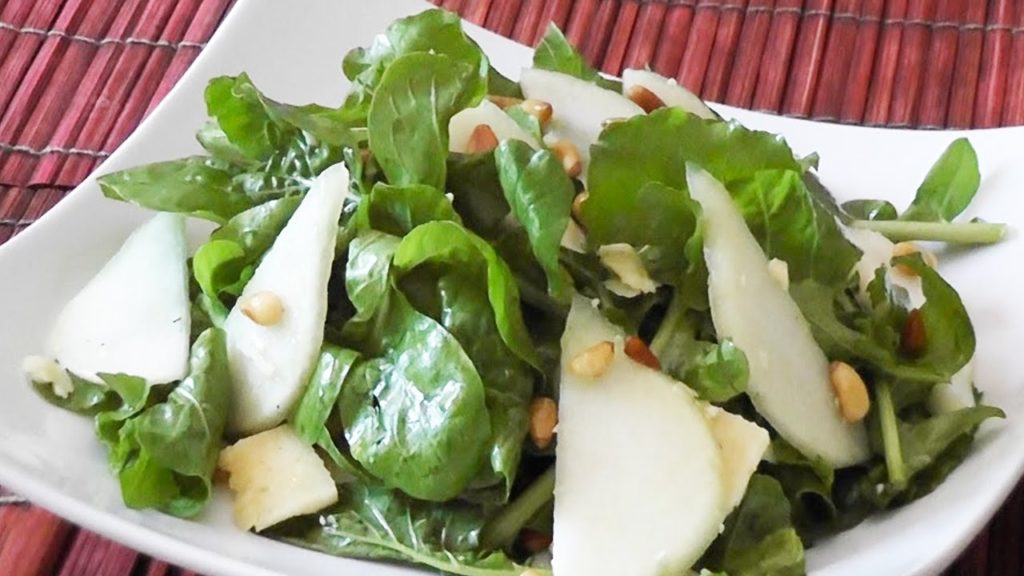 Rocket Salad with Apples and Pine Nuts Recipe